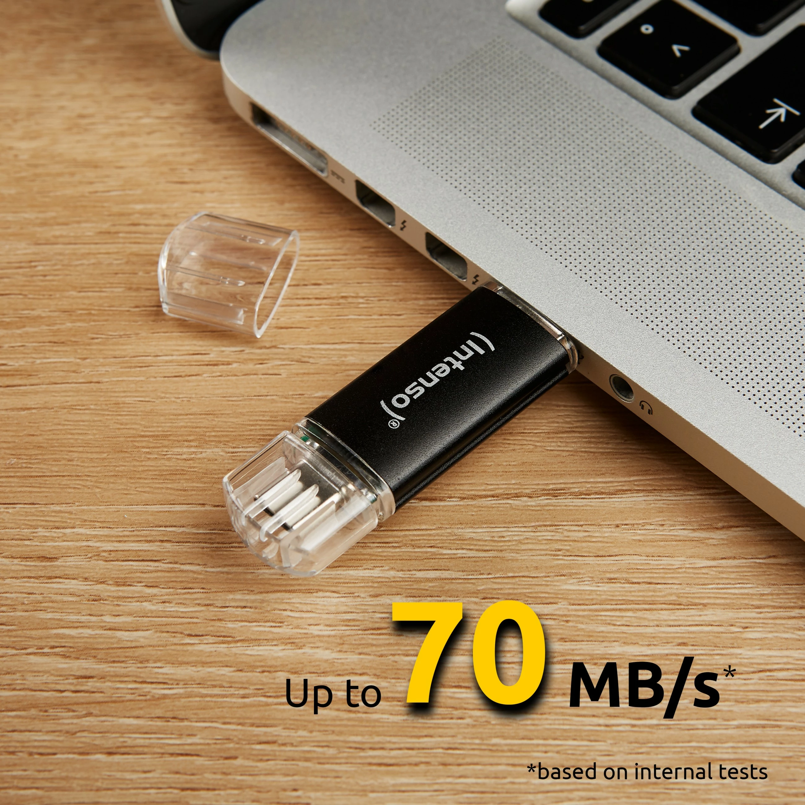 USB ključ 64 GB, USB Type-A / USB Type-C, antracit — Intenso 3539490
