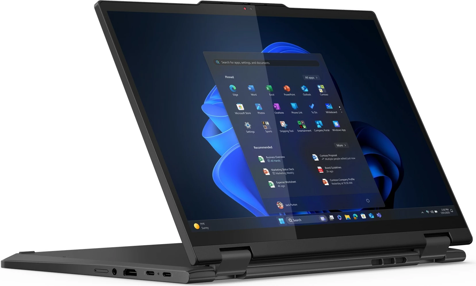 Prenosnik 2-v-1 Lenovo ThinkPad T14s G1 CU7 255U, 32GB RAM, 1TB SSD, Windows 11 Pro, črn