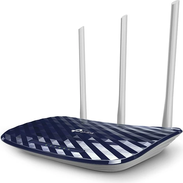 Dvojno-frekvenčni usmerjevalnik Archer C20 TP-Link, 2.4/5GHz, 802.11b/g/n/a/ac, 300/433 MBit, modre barve