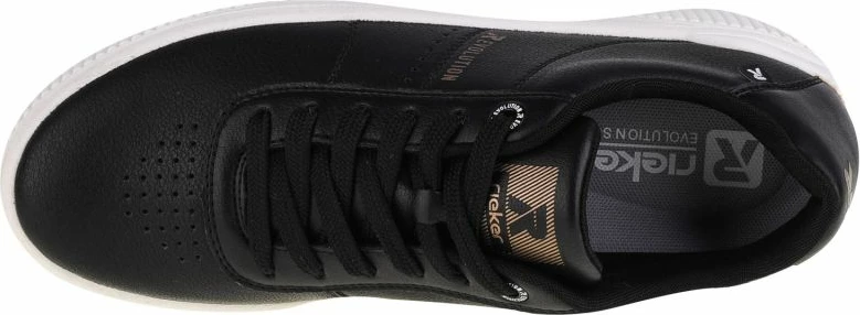 Čevlji Rieker za ženske, črni