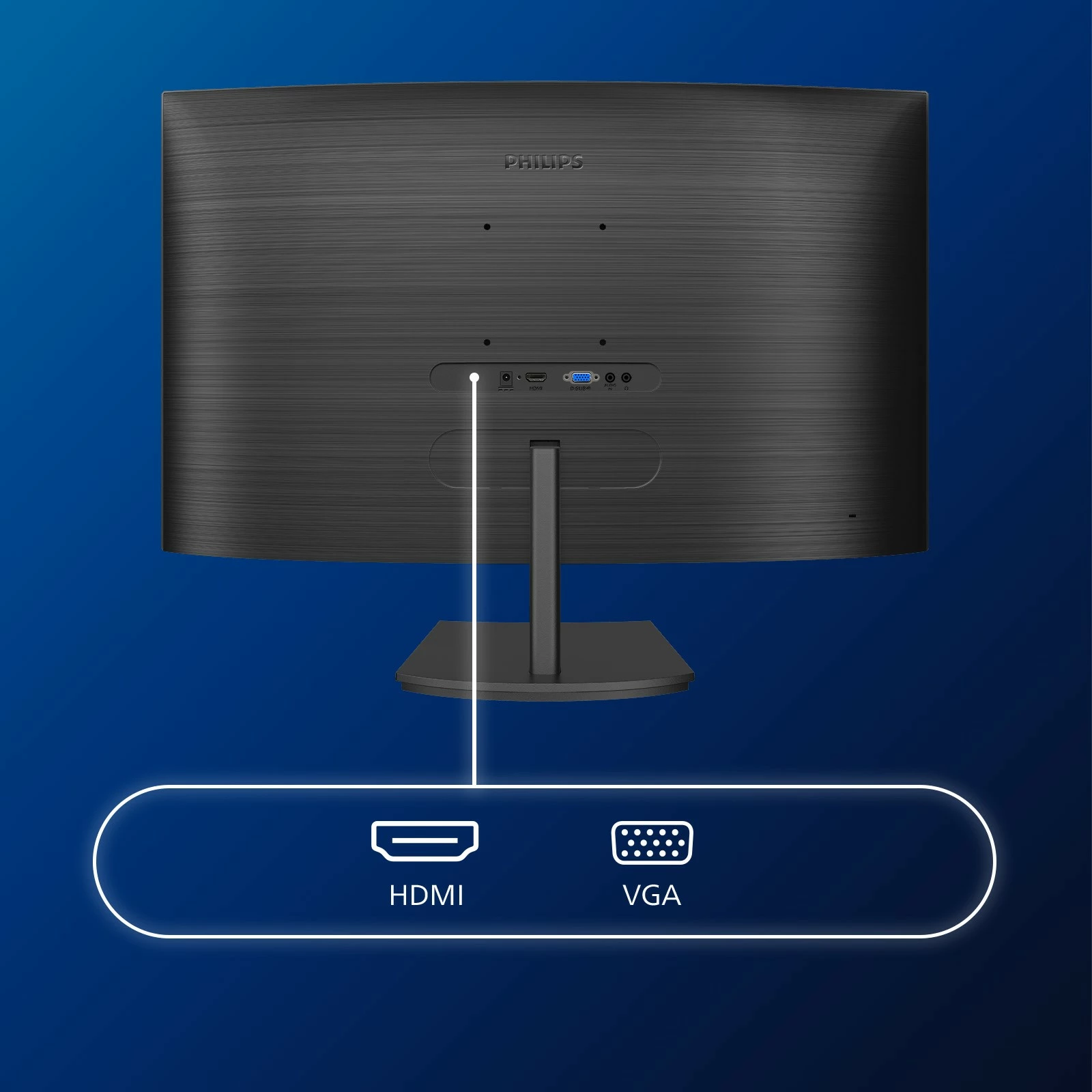 Zakrivljen 23,6" monitor Full HD Philips 241E1SCA/00, črn