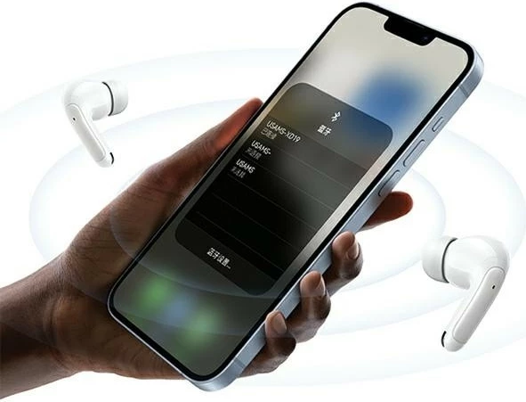 Brezžične slušalke X-Don Series TWS USAMS, Bluetooth 5.3, z dvema mikrofonoma, ENC, črne