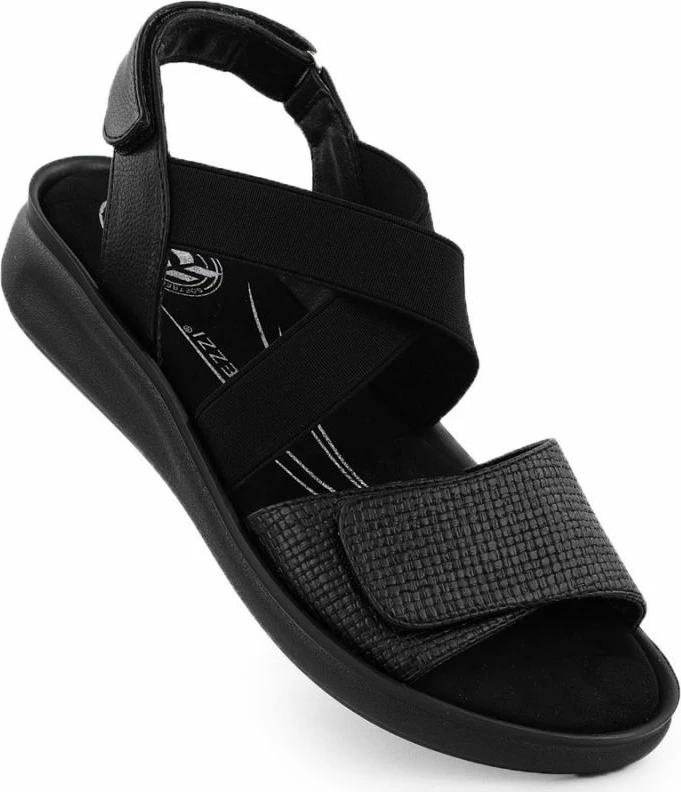 Udobne sandale Jezzi, črne