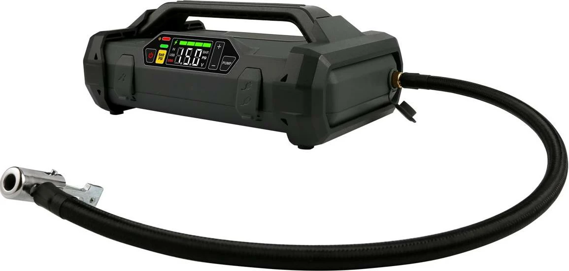 Startni zaganjalnik Lokithor JA301, powerbank 20000mAh, kompresor, LED luč, črn