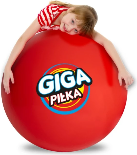 Giant žoga Epee Giga Red Ball, 2,5 m, rdeča, z zračno črpalko
