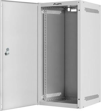 Stenska omara za omrežje, 12U, kovinska, siva (RAL 7035) Lanberg WF10-2312-00S