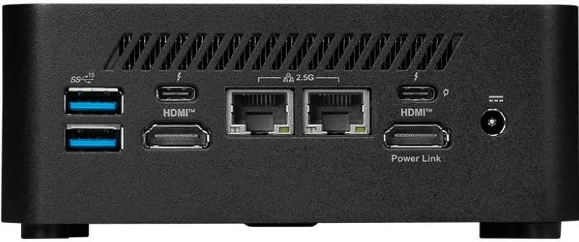 Mini računalnik MSI Cubi NUC 1MG-263EU, Intel Core i5 120U, 16 GB RAM, 512 GB SSD, Windows 11 Pro, Wi‑Fi/BT, Thunderbolt 4, črn