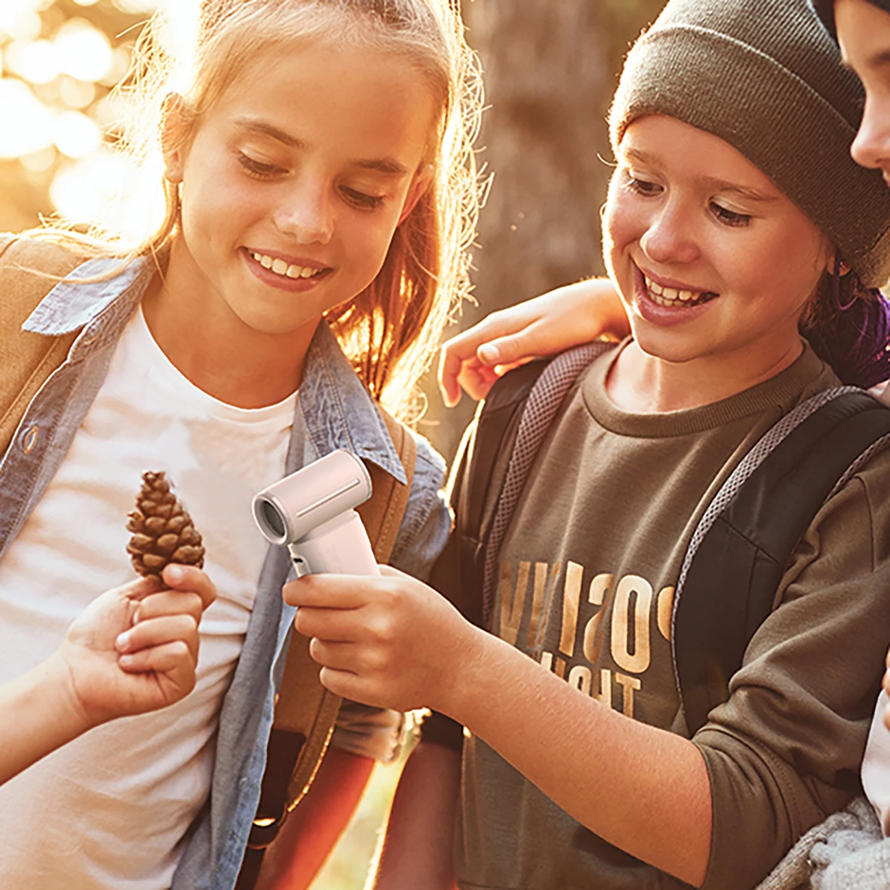 Ročni ventilator, Jisulife Life9, 5000 mAh, USB-C, siv