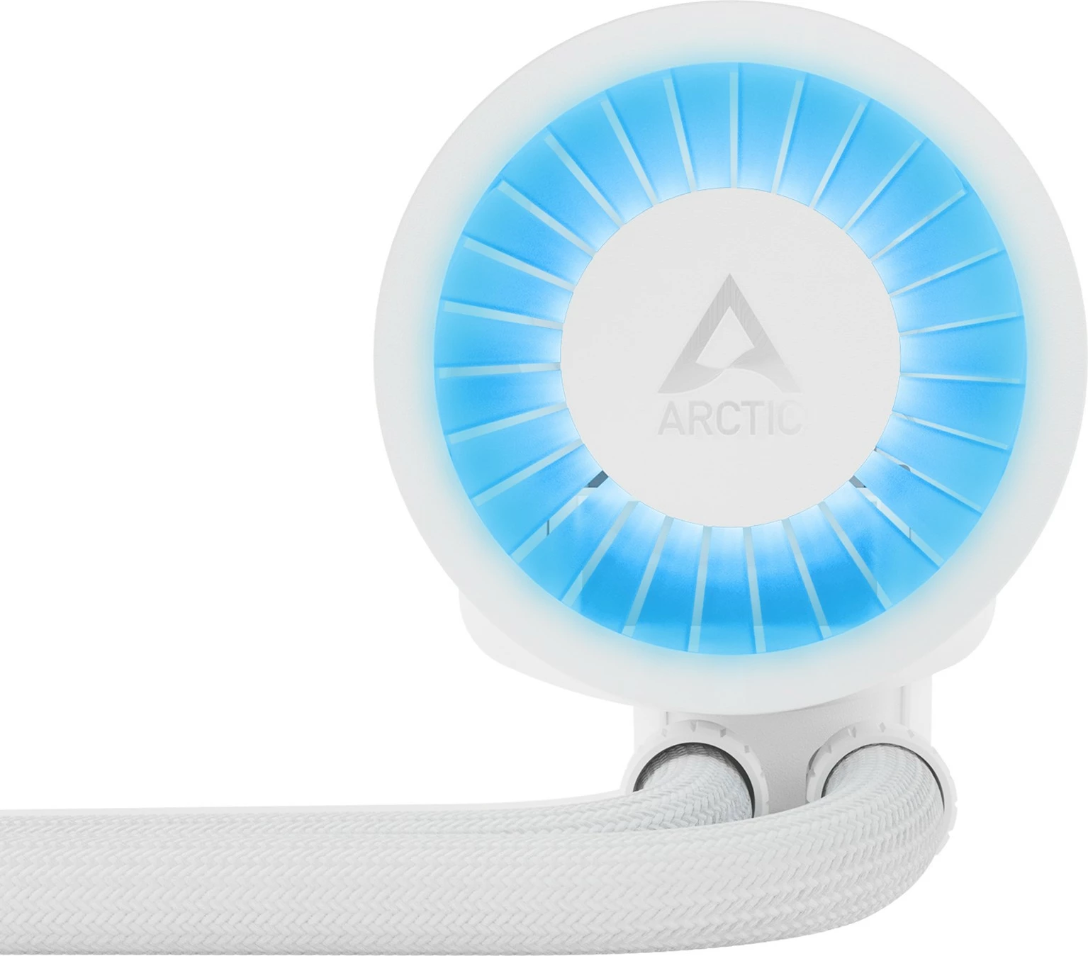 Vodna hladilna enota za CPU ARCTIC Liquid Freezer III 240 A-RGB, 12 cm, 48,82 CFM, bela