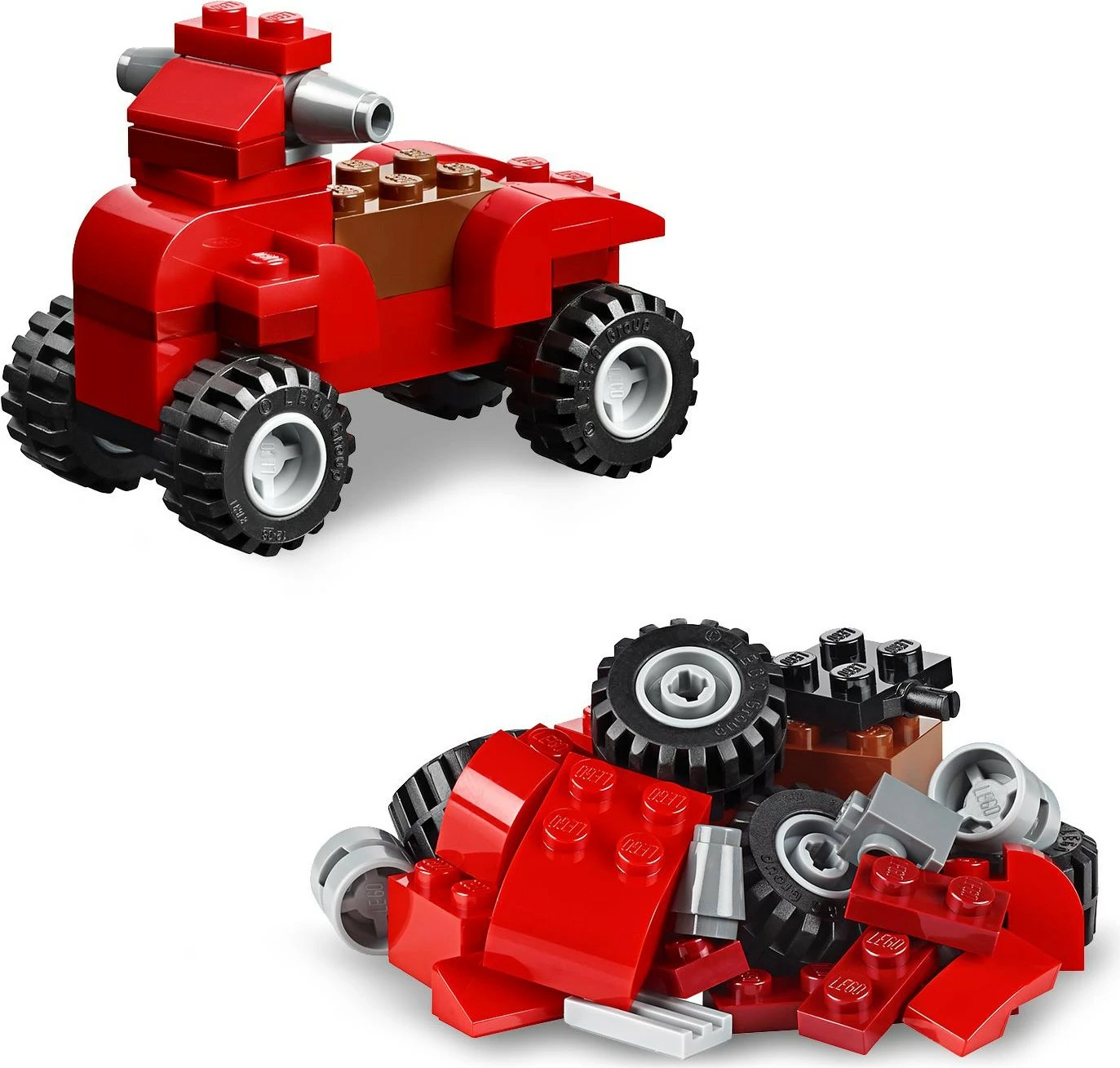 Sestavljivi set LEGO Classic Medium Creative Brick Box 10696, 484 kosi, večbarven