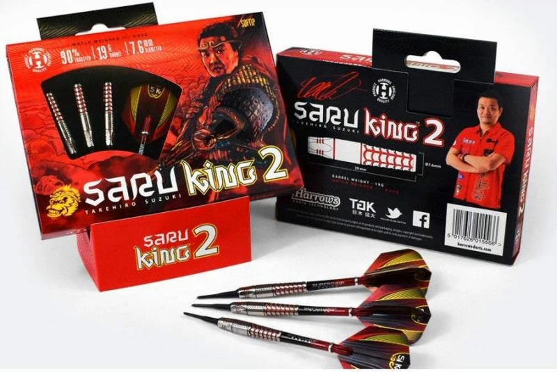 Šigele za darts Saru King 2, Harrows, za moške in ženske