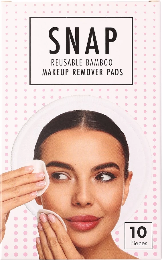 Blazinice za odstranjevanje ličil za večkratno uporabo, 10 kosov, Sister Young SNAP Pads, za ženske