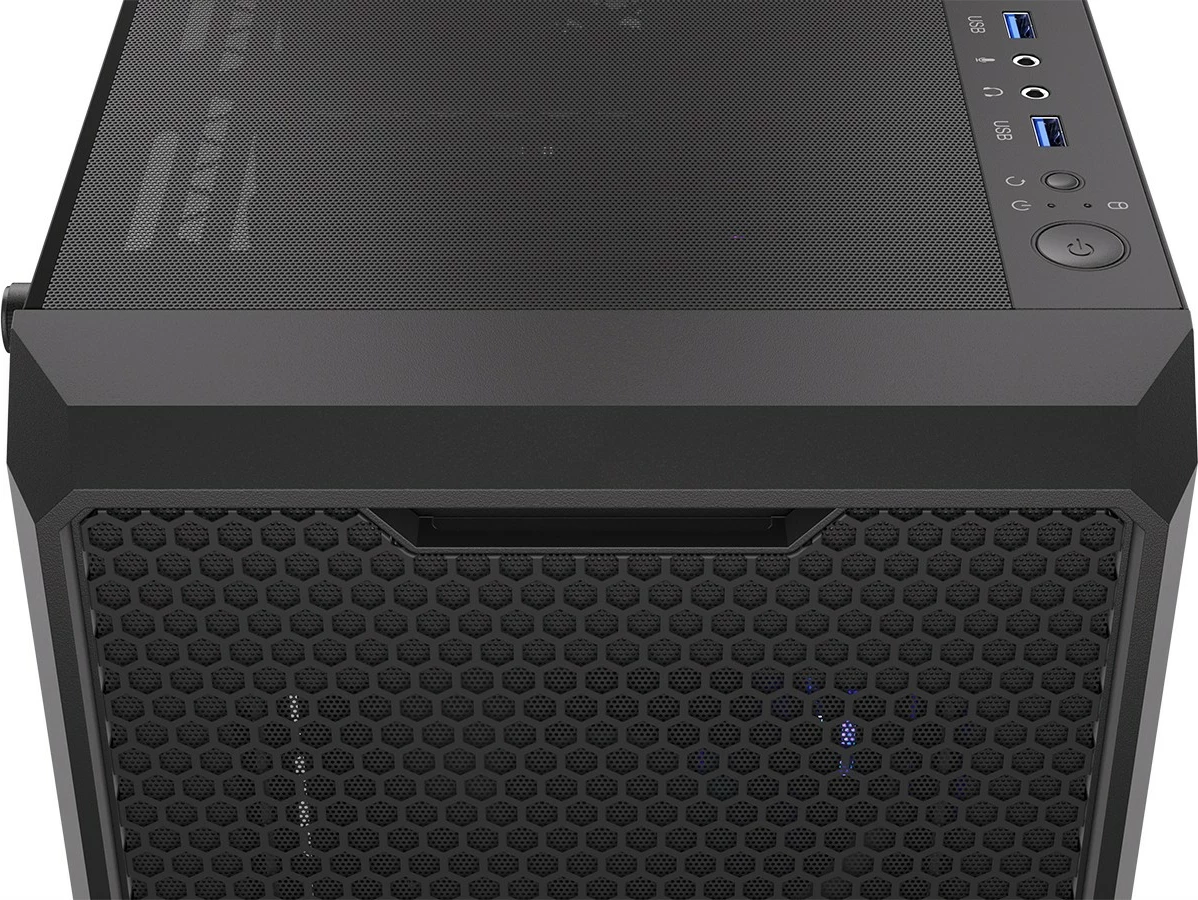 Računalniško ohišje Regnum 400 Air, Endorfy, Midi Tower, kaljeno steklo, črno