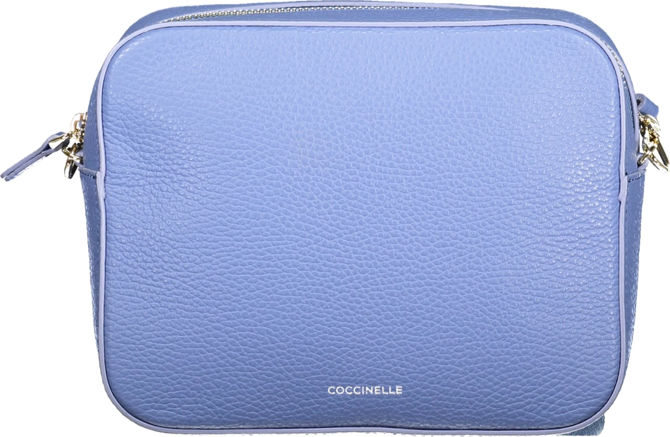 Elegantna ženska torbica COCCINELLE Tebe, svetlo modra