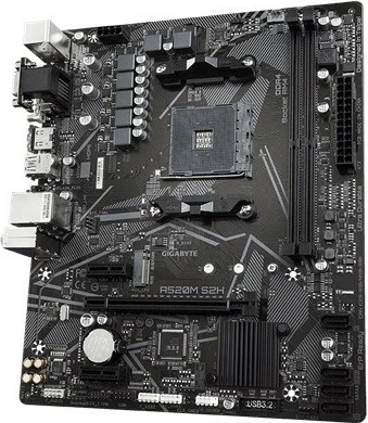 Matična plošča Gigabyte A520M S2H, Socket AM4, micro ATX