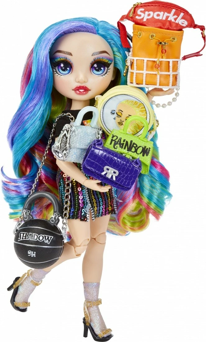 Set torbic za punčke, Rainbow High Accessories Studio Series 1, mešanica
