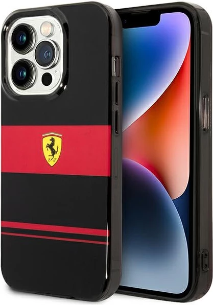 Zaščitni ovitek MagSafe Ferrari Combi za iPhone 14 Pro Max 6,7", črn