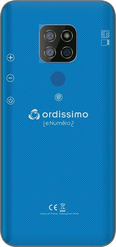 Pameten telefon Ordissimo LeNuméro2, 64GB, 4GB RAM, 6,3 in, črn