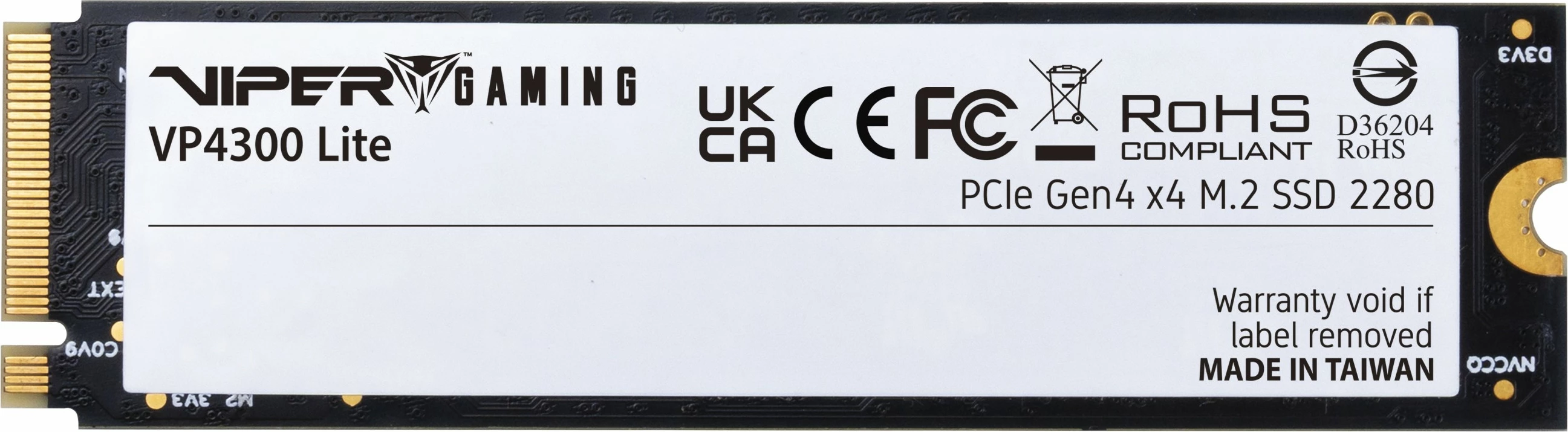 SSD M.2 1TB, PCIe 4.0 x4, NVMe 2.0, črn - Patriot VP4300 Lite