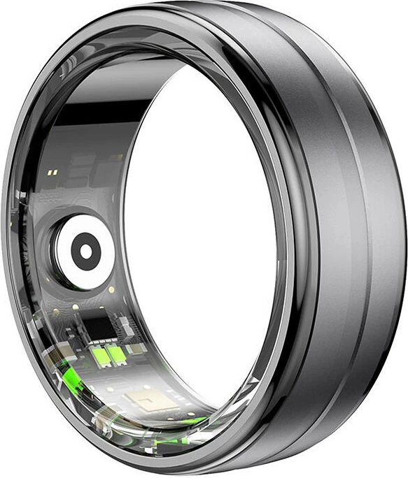 Pametni prstan Colmi R06, 19,8 mm, velikost 10, črn