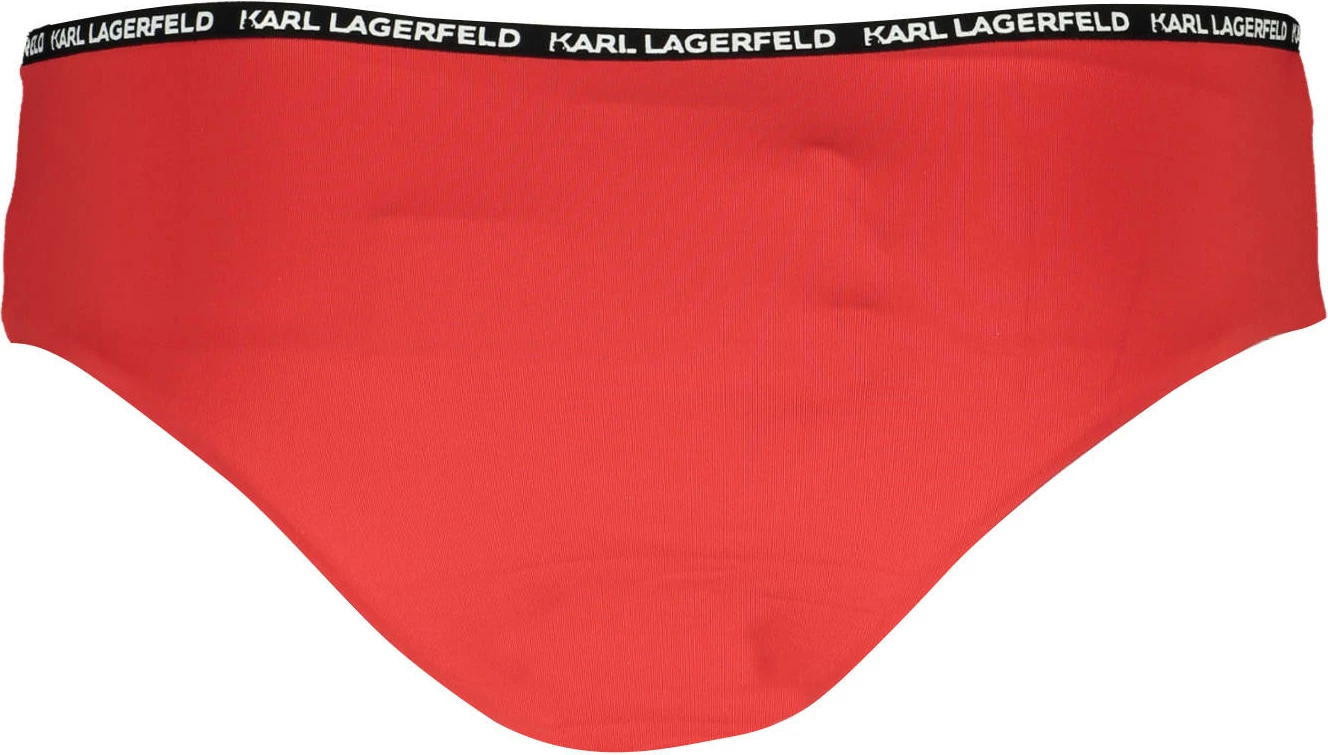 Spodnji del kopalk KARL LAGERFELD, ženski, rdeč