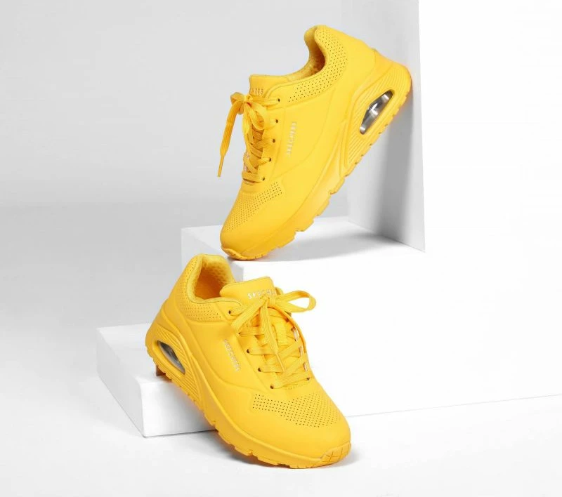 Superge, Skechers Uno Stand On Air, žive rumene, ženske