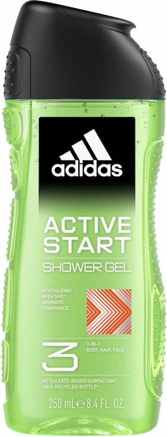 Gel za prhanje za moške, Adidas Active Start 250 ml