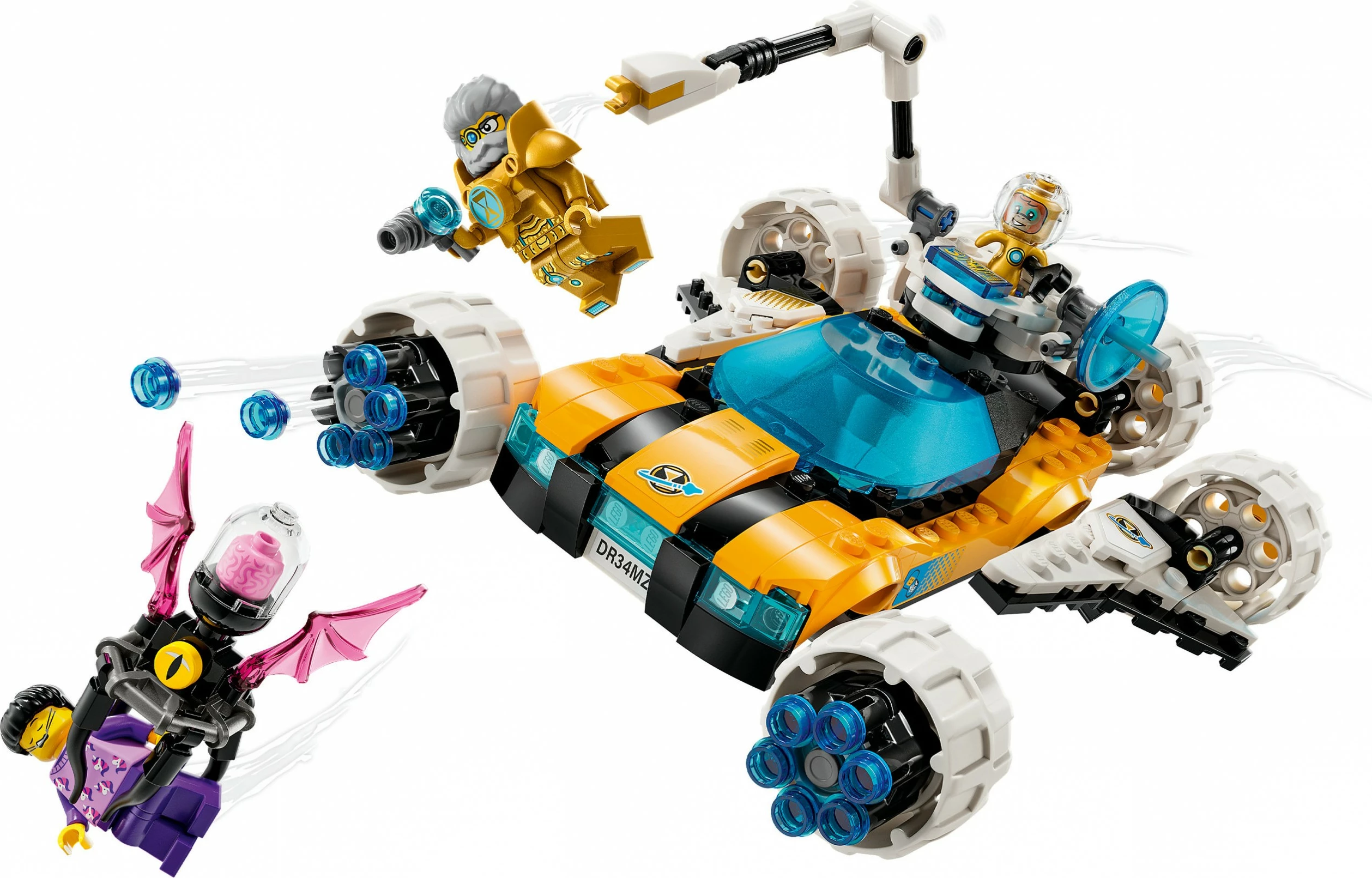 Set za sestavljanje LEGO DREAMZzz Mr. Oz Space Car, 350 delov, večbarven