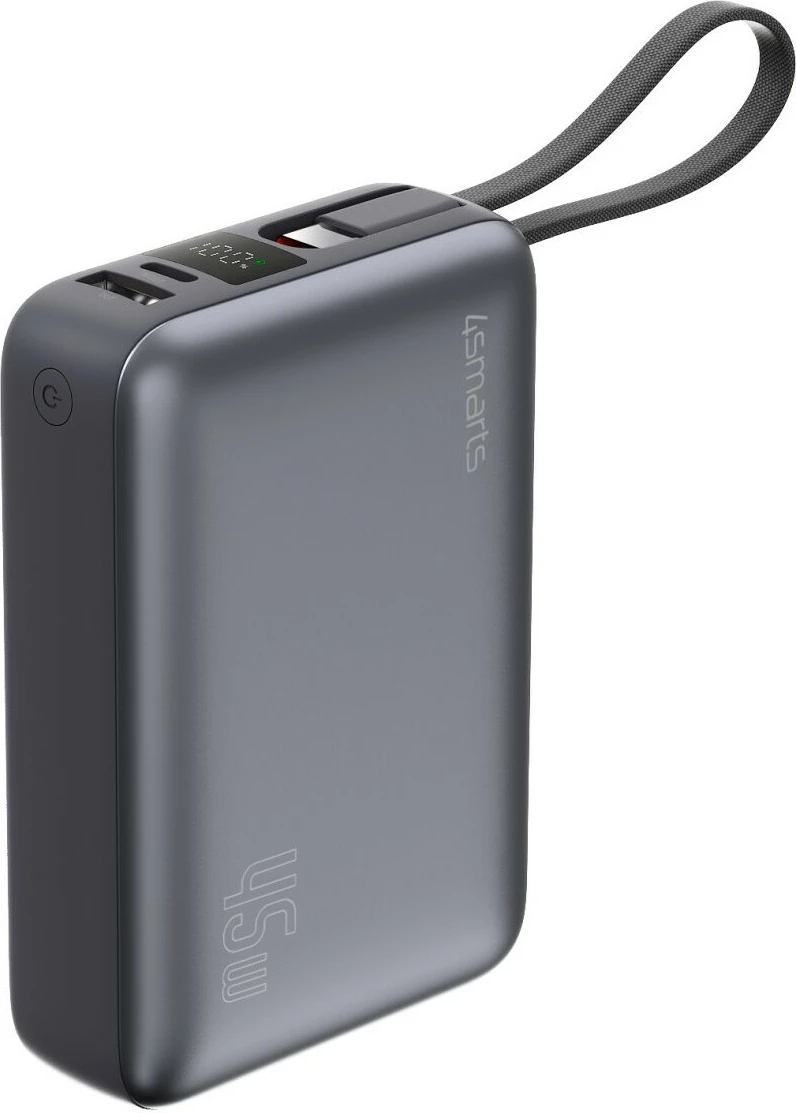 Prenosna baterija Enterprise Compact 4smarts 20000 mAh, 45 W, spacegrau