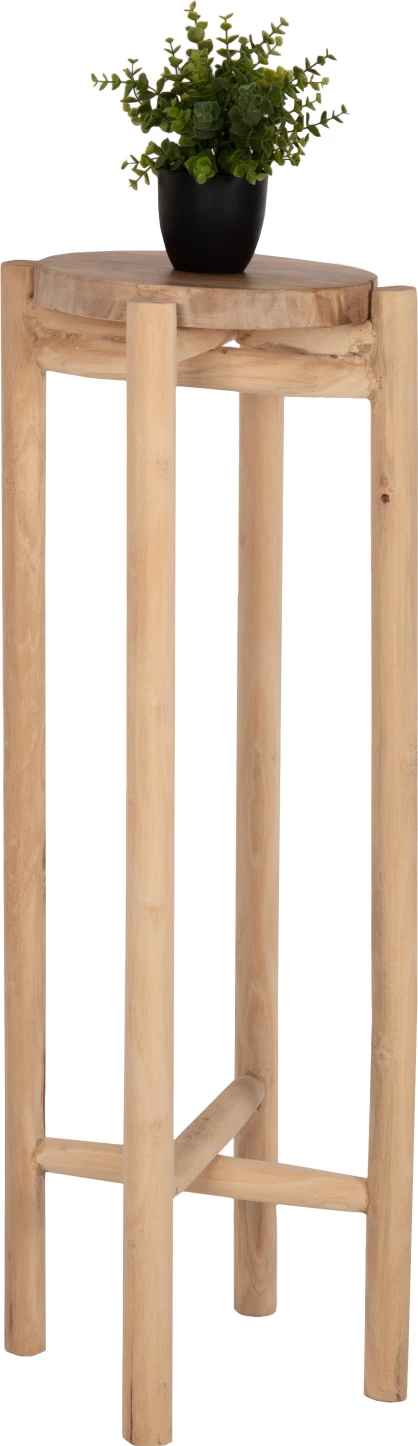 Cvetlični podstavek HOVER FH7936 iz tikovine v naravni barvi Φ30x100Hcm