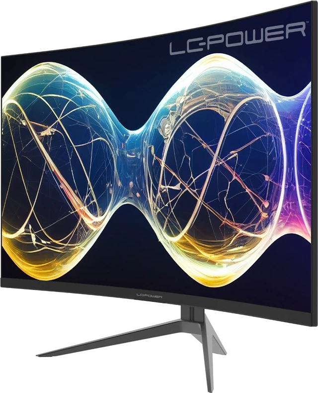 27" ukrivljen monitor, Full HD, 165Hz, LED, črn LC-Power LC-M27-FHD-165-C-V3