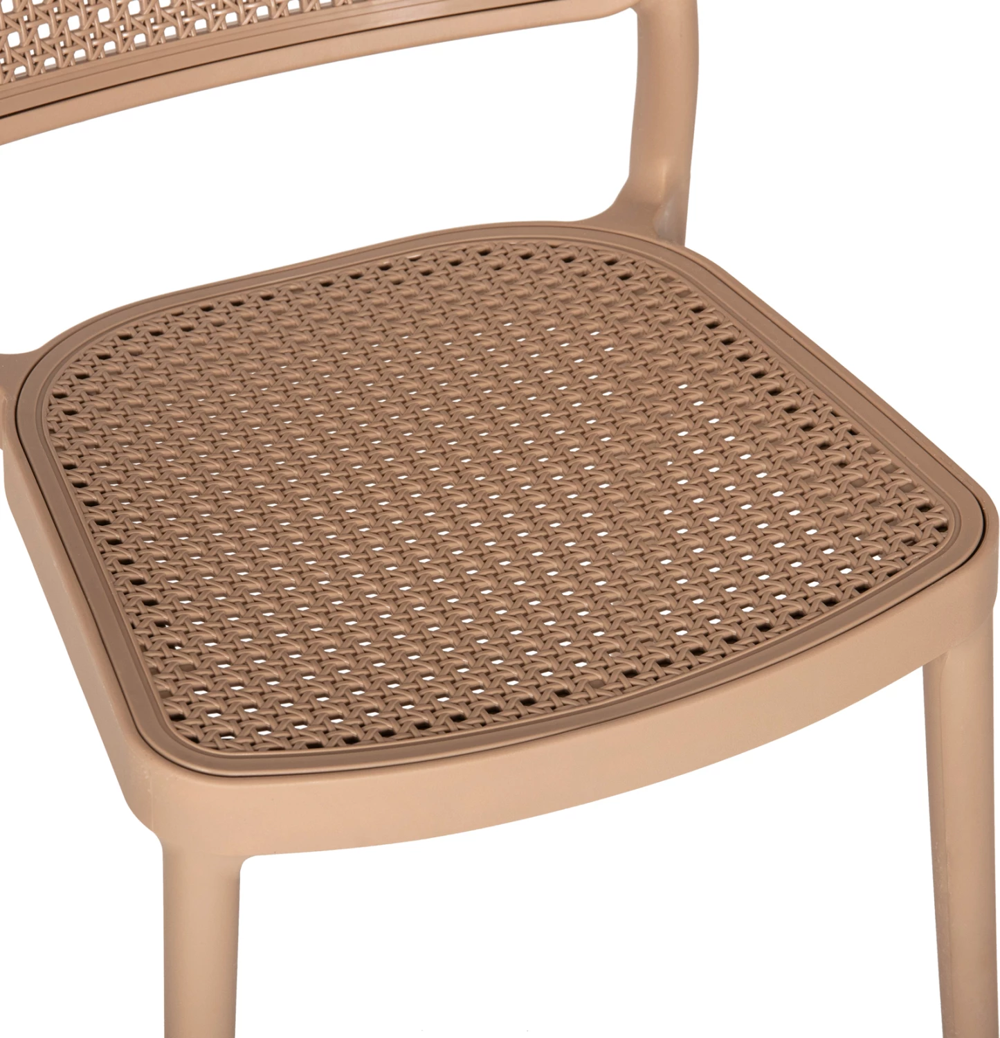 Stol iz polipropilena MEKO FH5934.03 kapučino 51x52x80Hcm