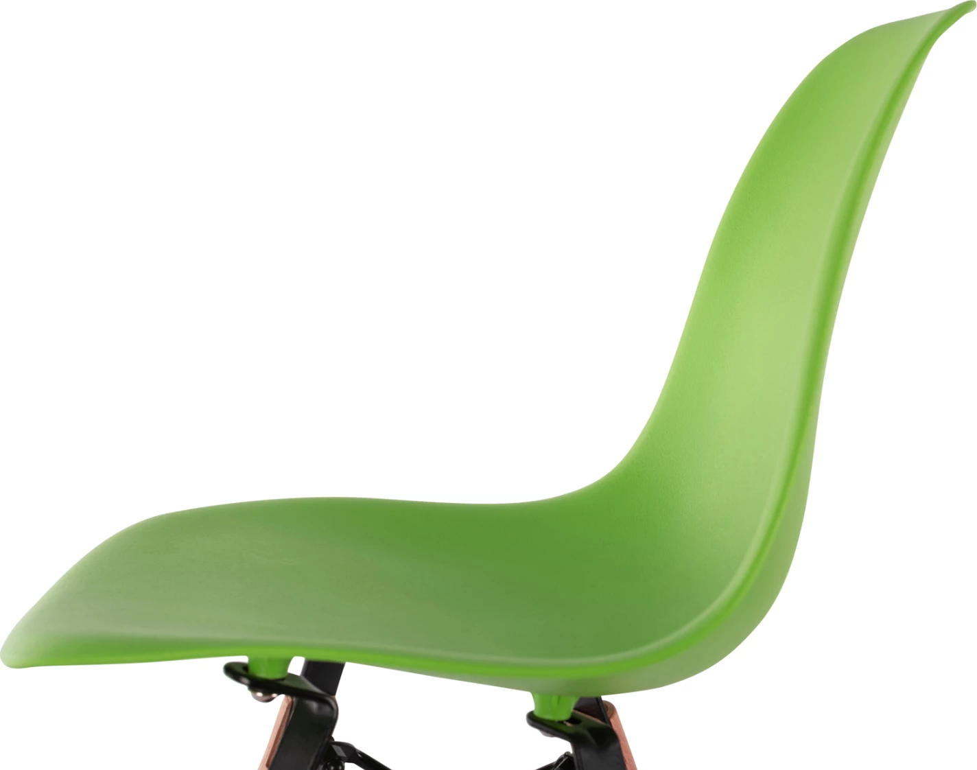 Stol Twist Kid FH8453.03 z lesenimi nogami in zelenim sedežem 30,5x33x59 cm, set 4 kosov