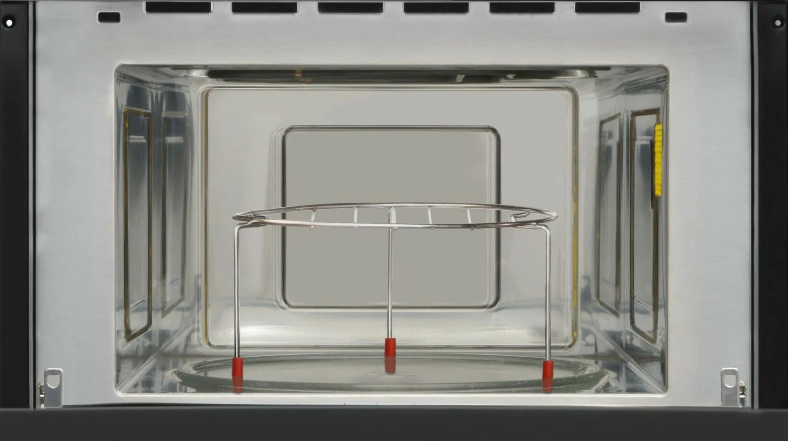 Vgradna mikrovalovna pečica Amica AMMB34E1GVB, 34 l, 900 W, grill 1100 W, črna