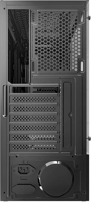 Računalniško ohišje, Mid Tower, ATX/M-ATX/ITX, kaljeno steklo, črno - Darkflash LEO