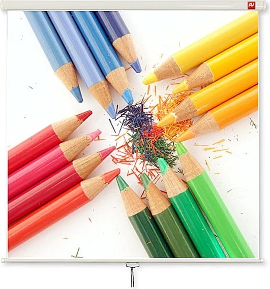 Projekcijsko platno Avtek Wall Standard 200, 1:1, belo