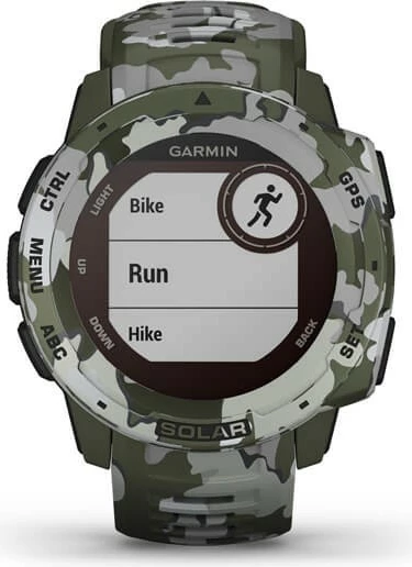 Pametna ura z sončnim polnjenjem Garmin Instinct SOLAR Camo Edition Lichen Camo
