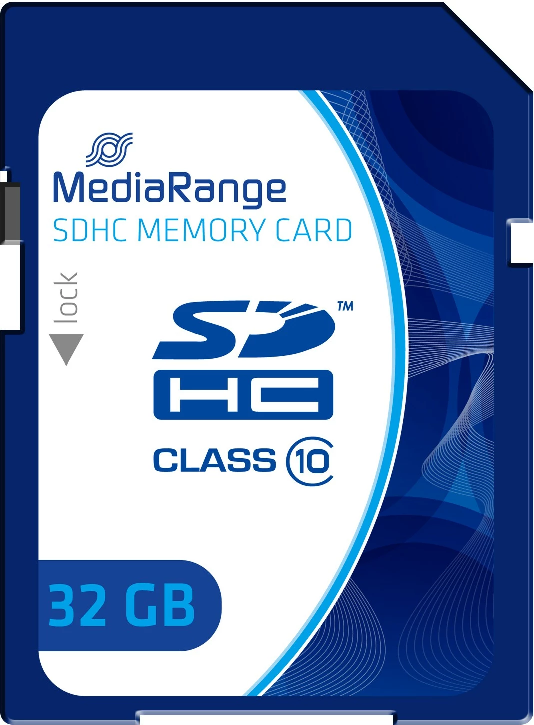 Kartica pomnilnika SDHC, 32GB, Class 10, 45MB/s, modra MediaRange MR964