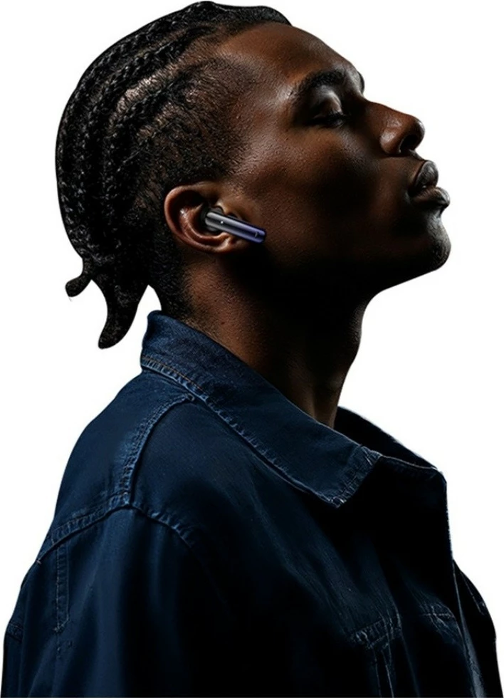 Brezžične TWS slušalke E02 USAMS Echo, Bluetooth 5.3, ANC+ENC, do 29 ur s polnilno škatlico, USB-C, črne