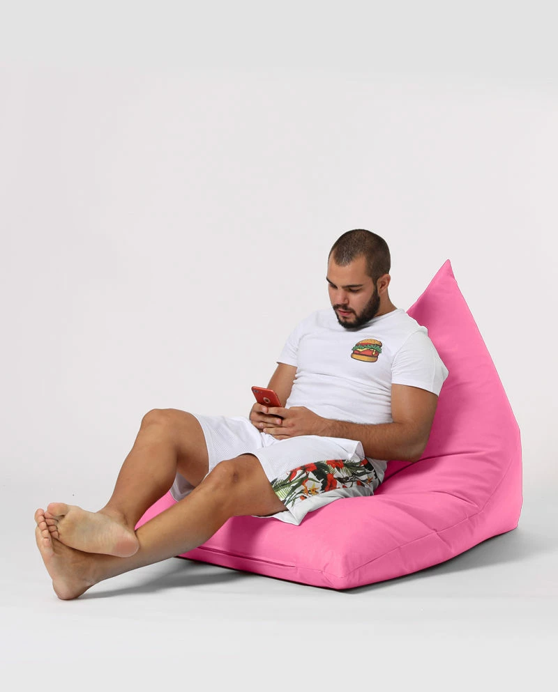 Vrtni puf, rožnat, Pyramid Big Bed, Atelier del Sofa