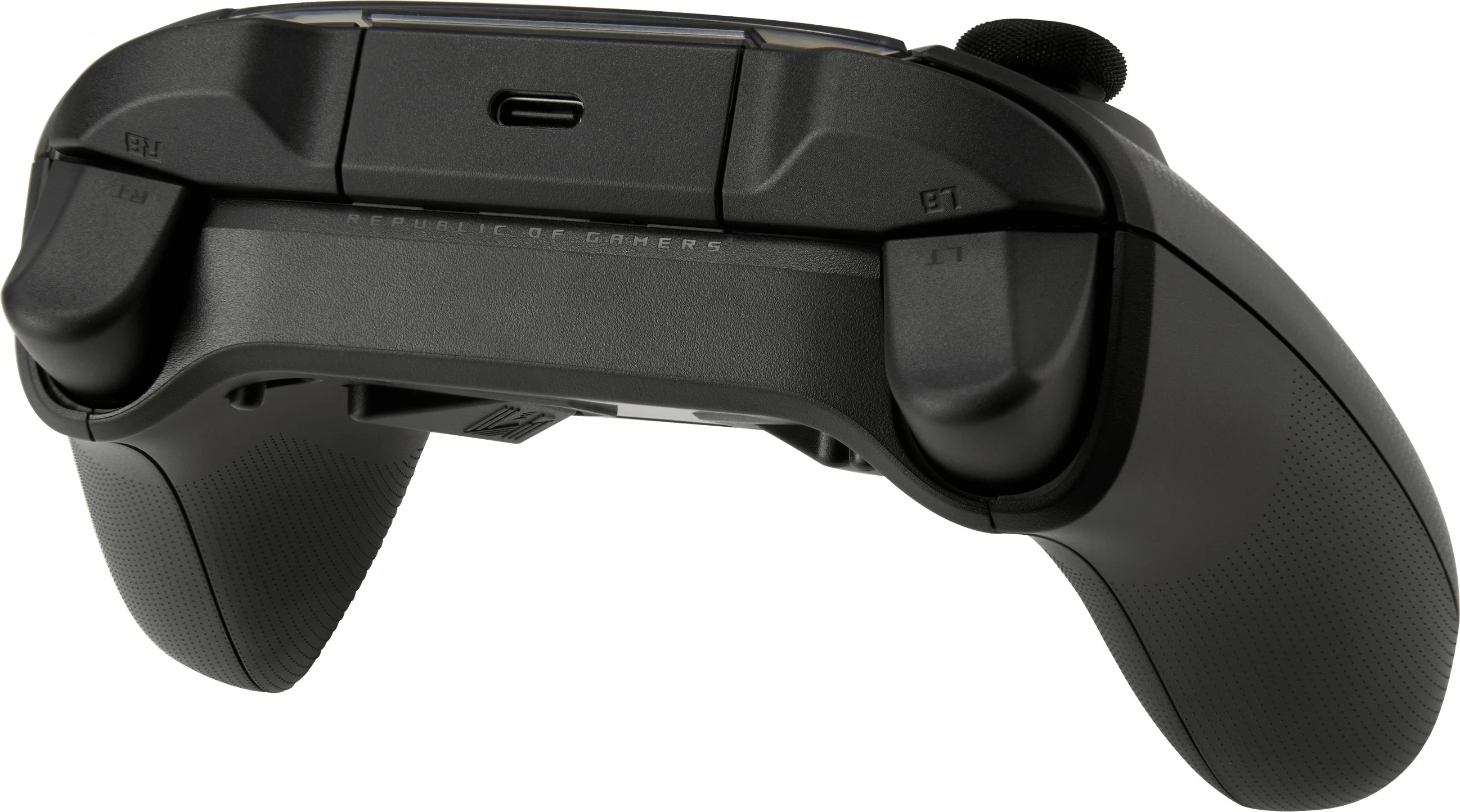 Igralni plošček ROG Raikiri ASUS, PC/Xbox, z žico, večbarvna osvetlitev, črn