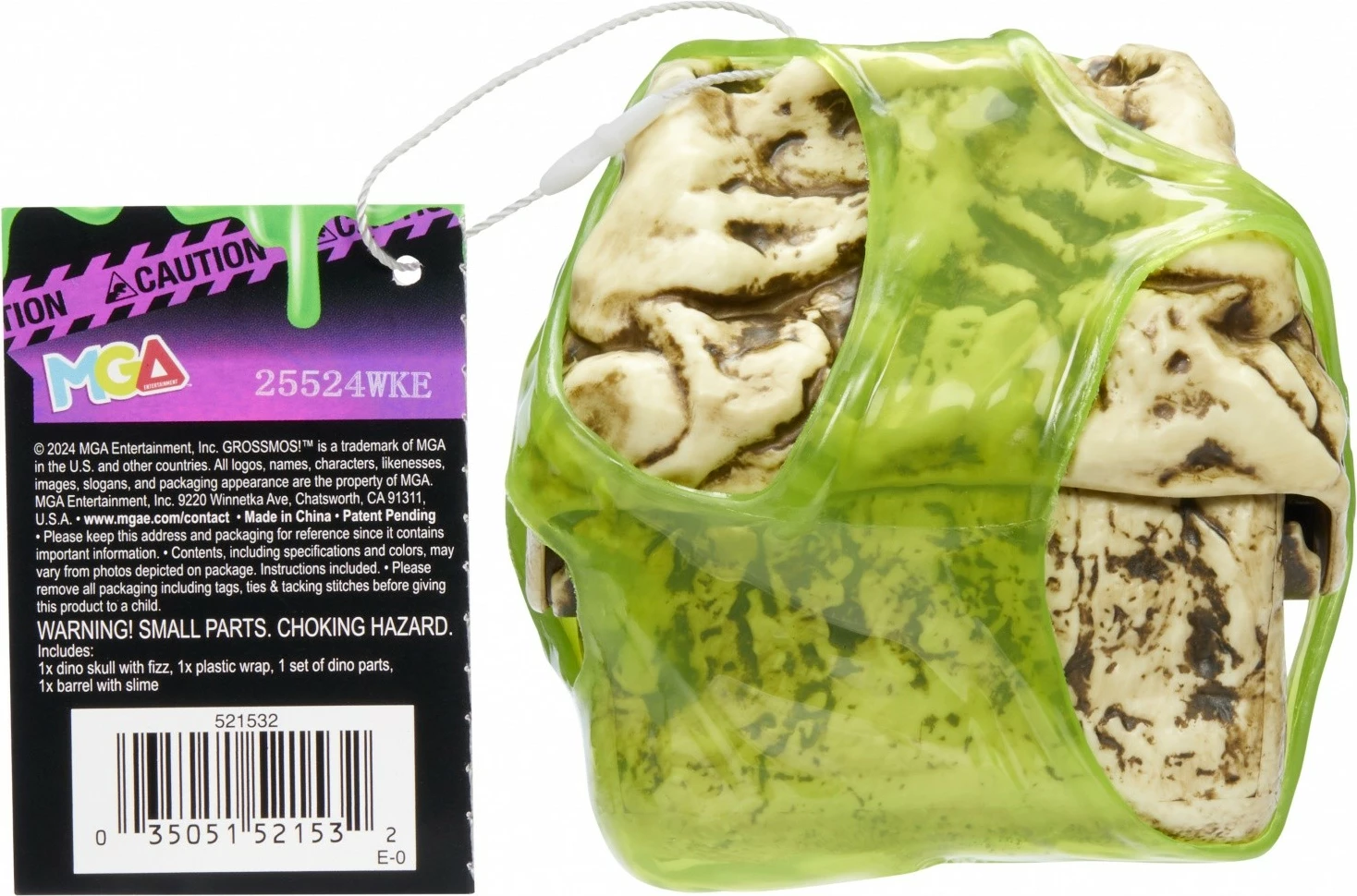 Figura akcije Blind Dino, GrossMos od MGA, 1 kos, plastika, s sluzjo, za otroke