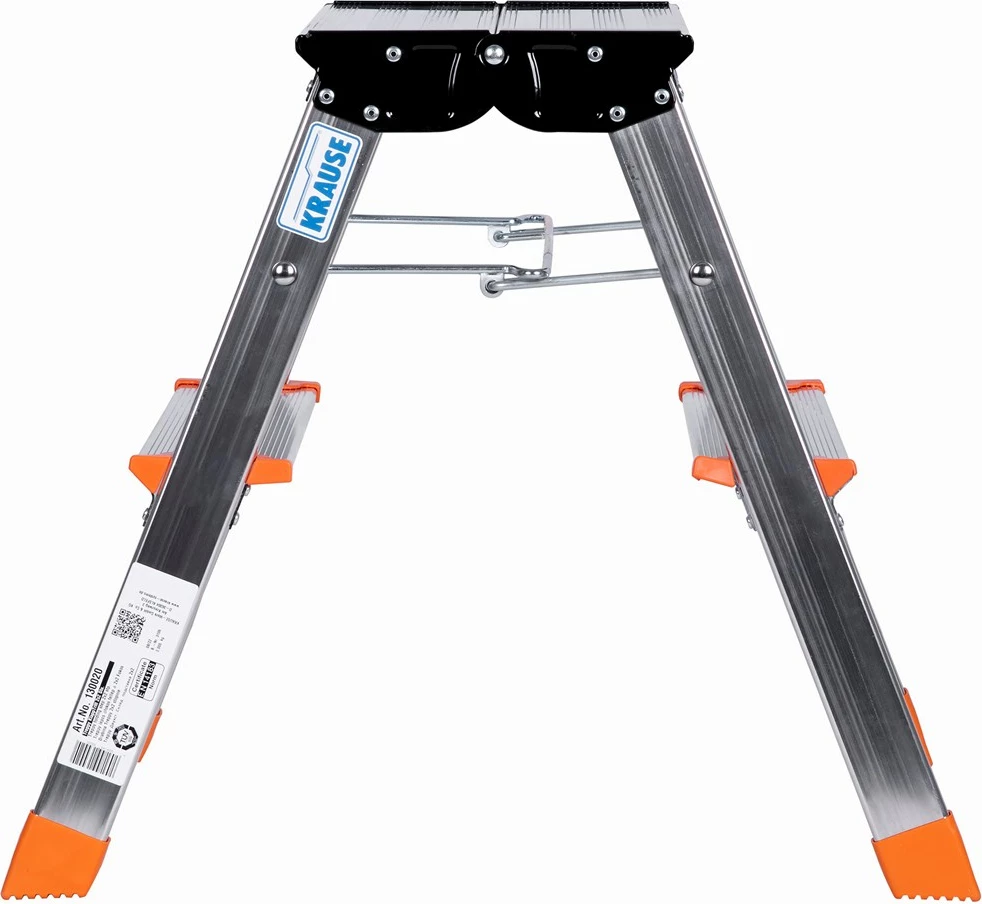 Zložljive stopnice Treppy, Krause, srebrne