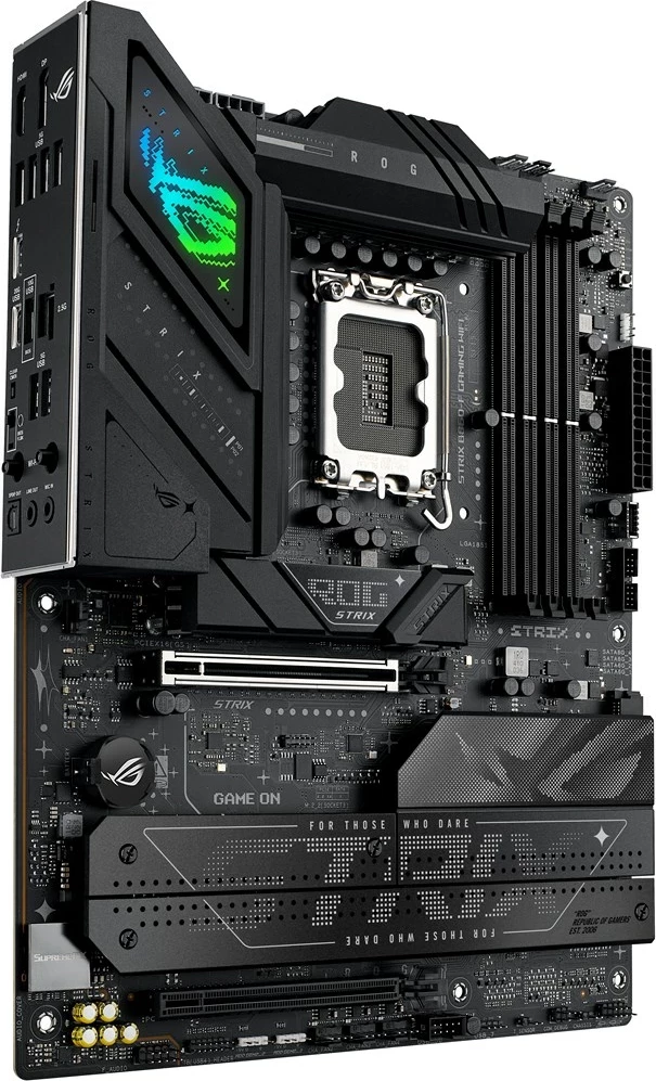 Matična plošča ROG STRIX B860-F GAMING WIFI ASUS, Socket LGA 1851, ATX, večbarvna