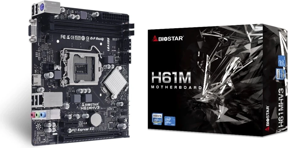 Mikro ATX plošča Biostar H61MHV3, Intel® H61 LGA 1155