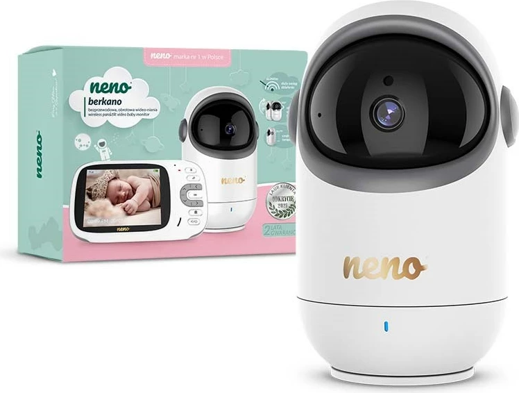 Elektronski monitor za dojenčke neno Berkano, brezžični sprejemnik, bel