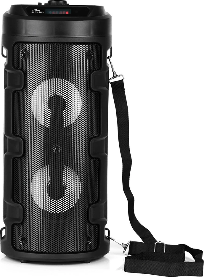 Prenosni zvočnik Media-Tech PARTYBOX KEG BT MT3165 V2.0, Bluetooth, KARAOKE, 40W, črn z LED