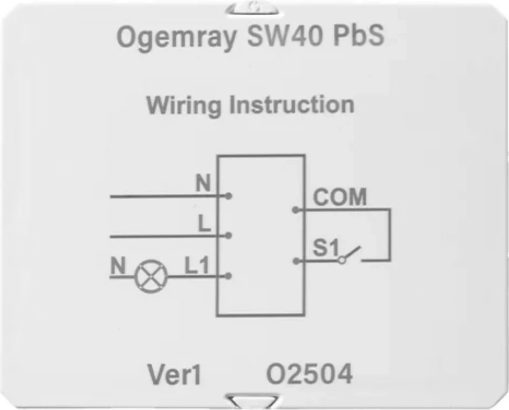 Pametno rele Shelly PbS Ogemray 25A, Wi‑Fi, Bluetooth, belo