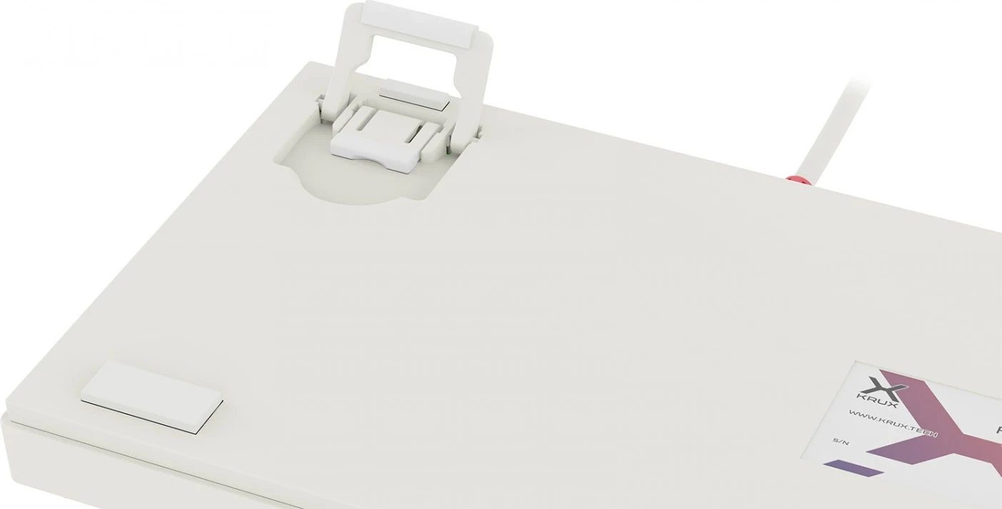 Mehanska tipkovnica Krux ATAX PRO RGB Creator Retro Gateron Yellow PRO, črna