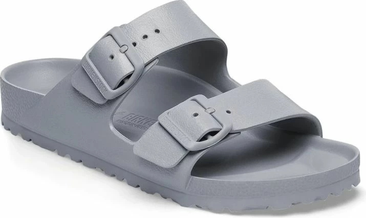 Natikače Arizona Birkenstock, ženske, sivo/srebrne